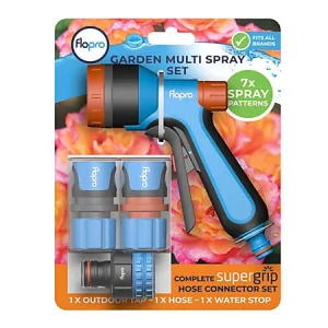 Flopro Spray Gun Starter Set (Multi spray +  fittings)