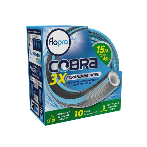 FloPro Cobra Expanding Hose Set 25m