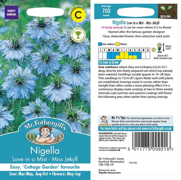 UK/FO-NIGELLA Love in a Mist - Miss Jekyll
