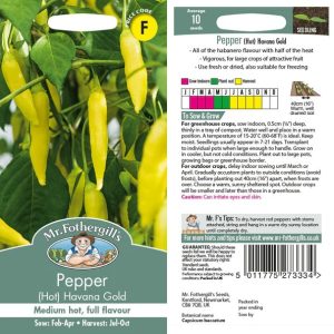 UK/FO-PEPPER (Hot) Havana Gold