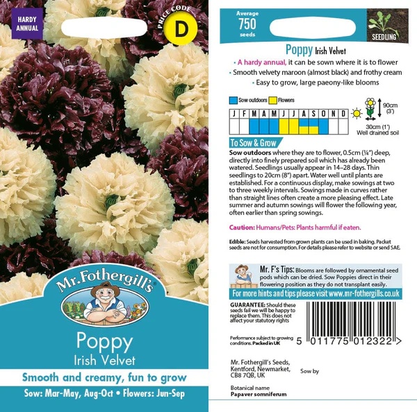 UK/FO-POPPY Irish Velvet