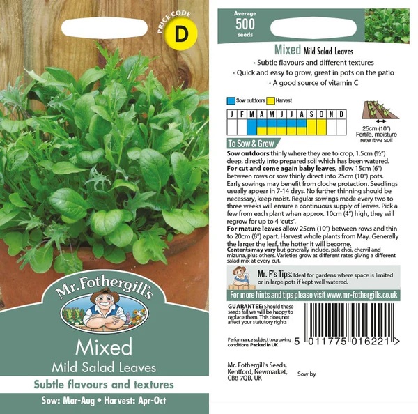 UK/FO-SALAD LEAVES Mild Mix