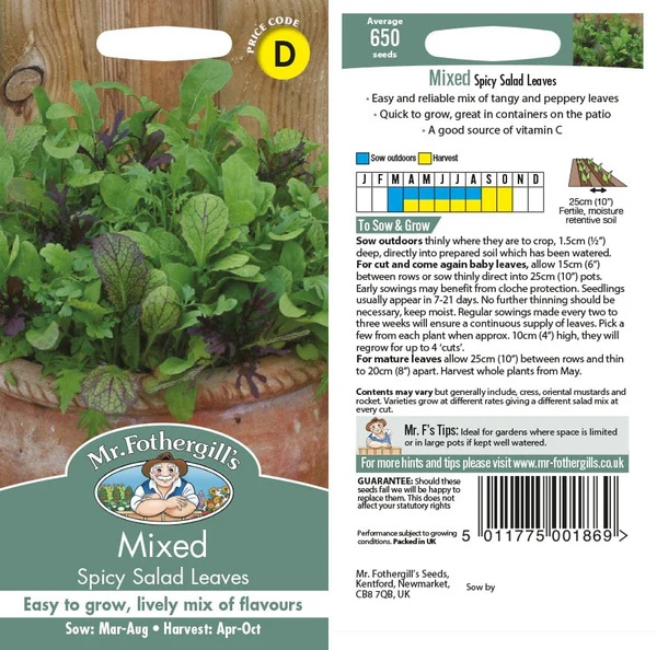 UK/FO-SALAD LEAVES Spicy Mix