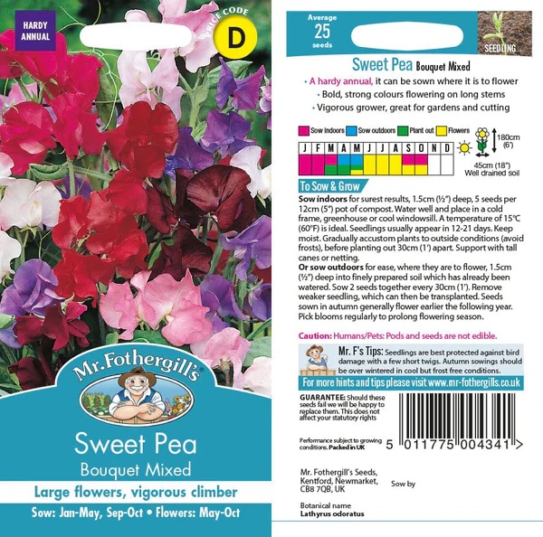 UK/FO-SWEET PEA Bouquet Mix